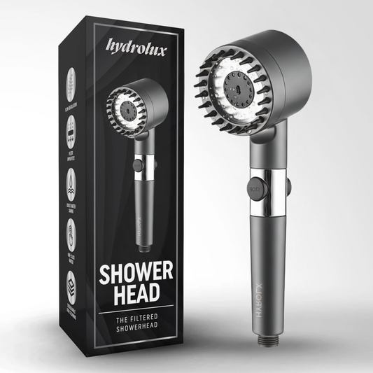 🛁 HYDROLUX® | Cabezal de Ducha de Alta Presión con Filtro Purificador